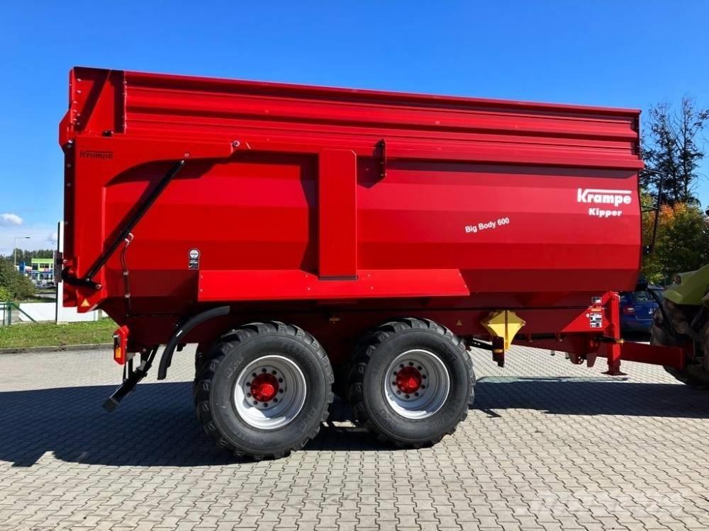 Krampe Big Body 600 Reboques Agrícolas basculantes