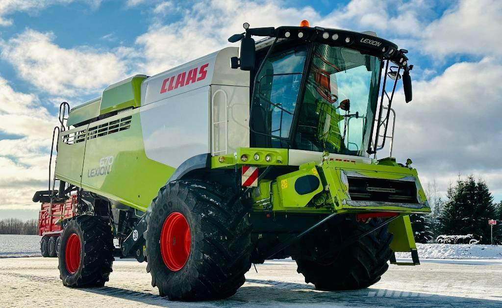 CLAAS Lexion 670 Ceifeiras debulhadoras