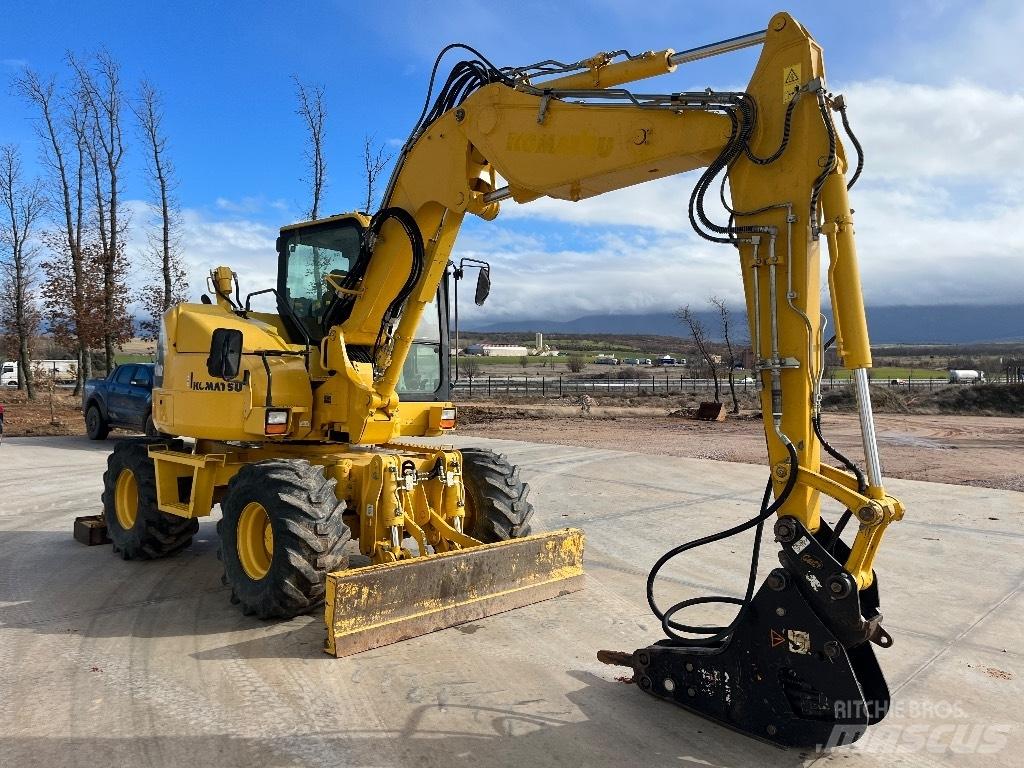 Komatsu PW 98 MR-8 Escavadoras de rodas