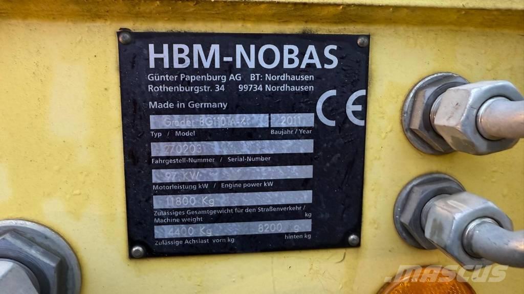 HBM BG 110 TA-4 Motoniveladoras