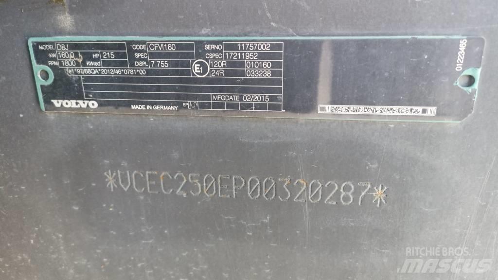 Volvo EC 250 EL Escavadoras de rastos
