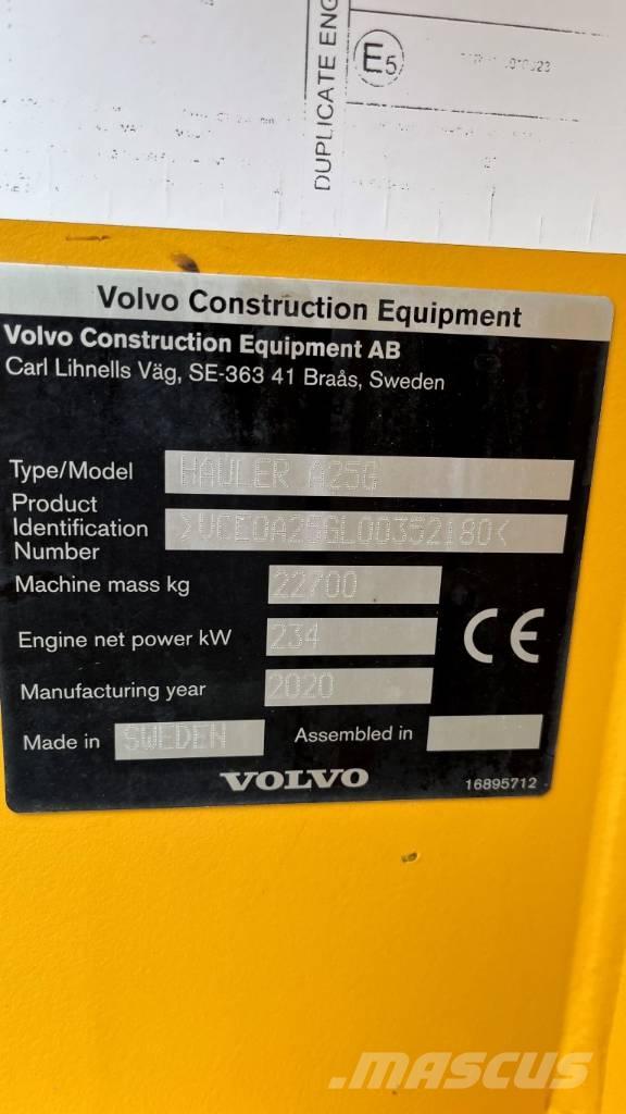 Volvo A25G Camiőes dumper basculantes rígidos