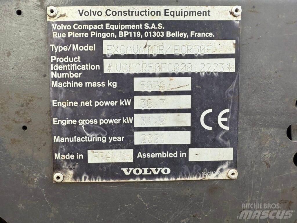 Volvo ECR50F Mini Escavadoras <7t