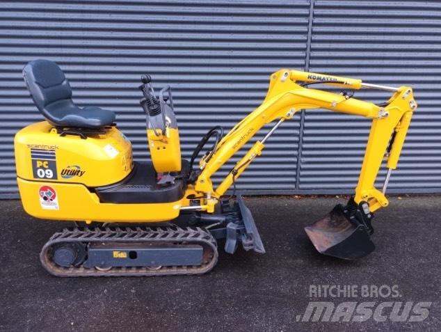 Komatsu PC 9 Mini Escavadoras <7t