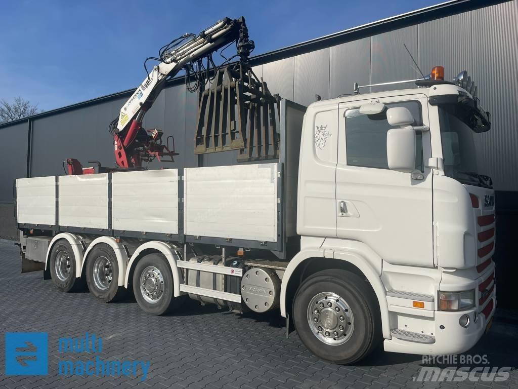 Scania R500 V8 Camiões estrado/caixa aberta