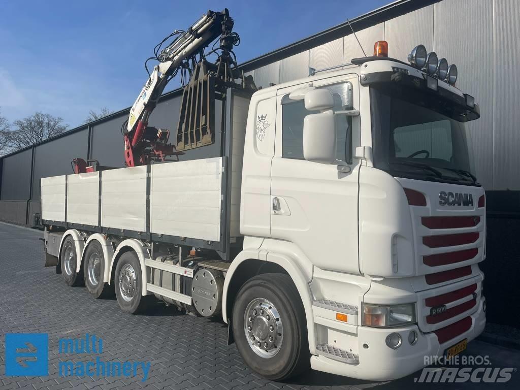 Scania R500 V8 Camiões estrado/caixa aberta