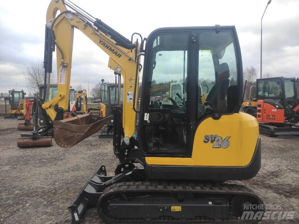 Yanmar SV 26 2017r Mini Escavadoras <7t