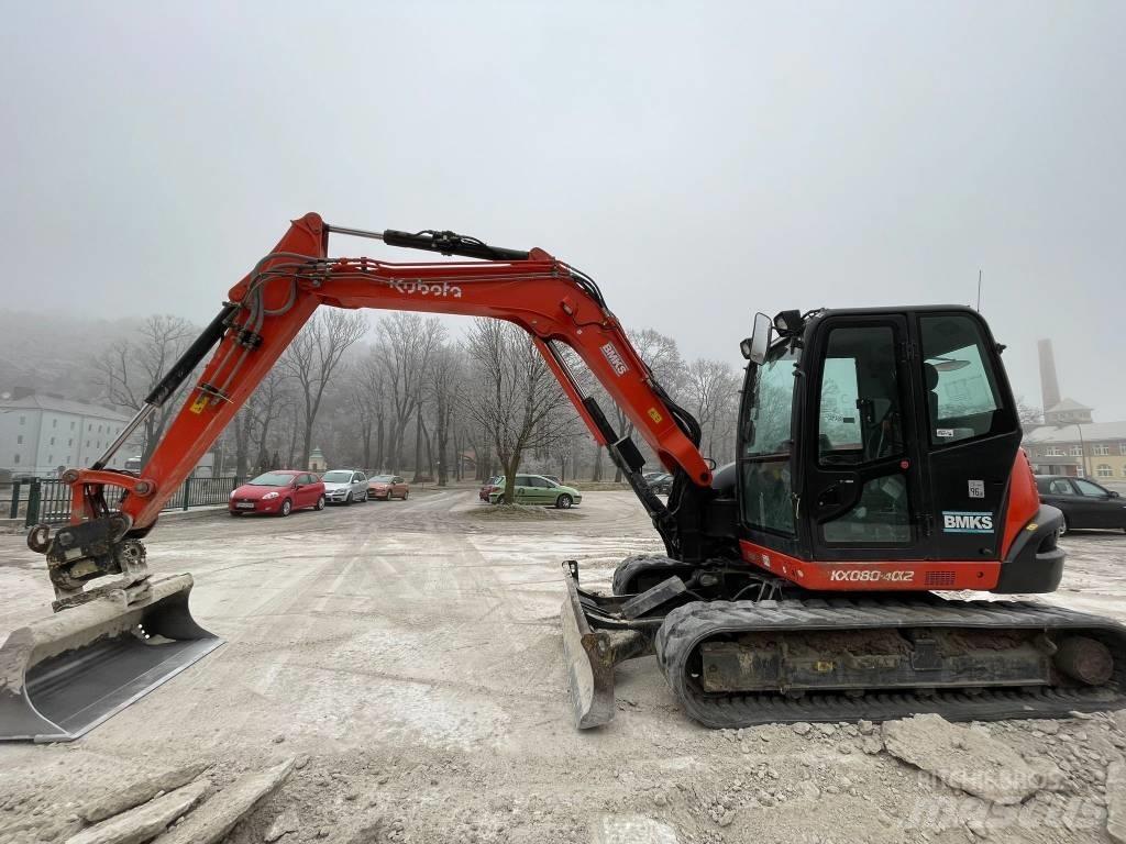 Kubota KX 080-4a2 Escavadoras Midi 7t - 12t
