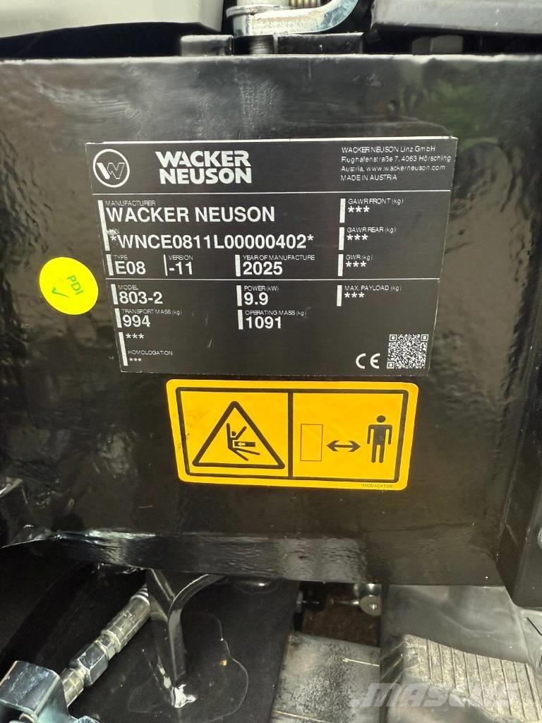 Wacker Neuson 803 Mini Escavadoras <7t