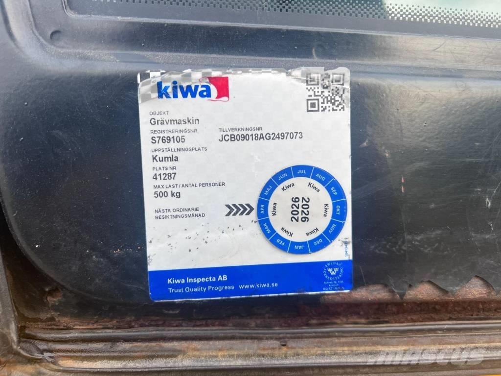 JCB 8018 Mini Escavadoras <7t