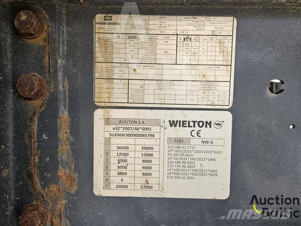 Wielton NW-3 Semi Reboques Cortinas Laterais