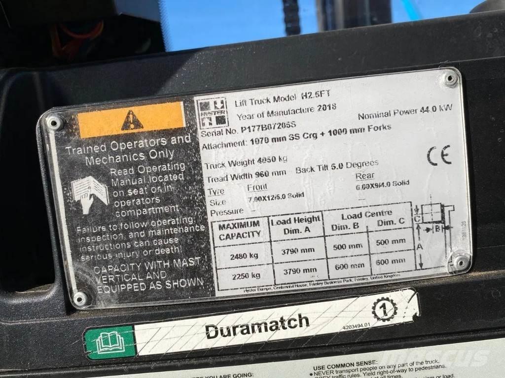 Hyster H2.5FT Empilhadores a gás
