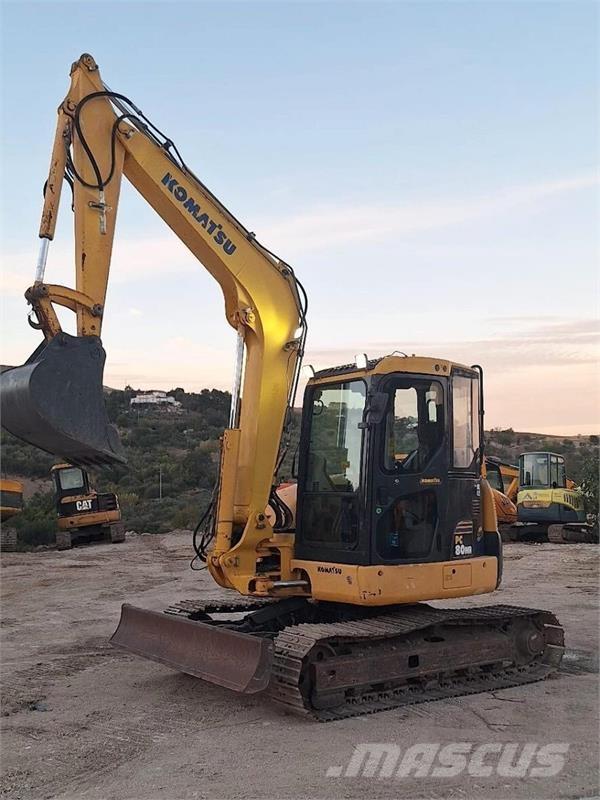 Komatsu PC80 Mini Escavadoras <7t