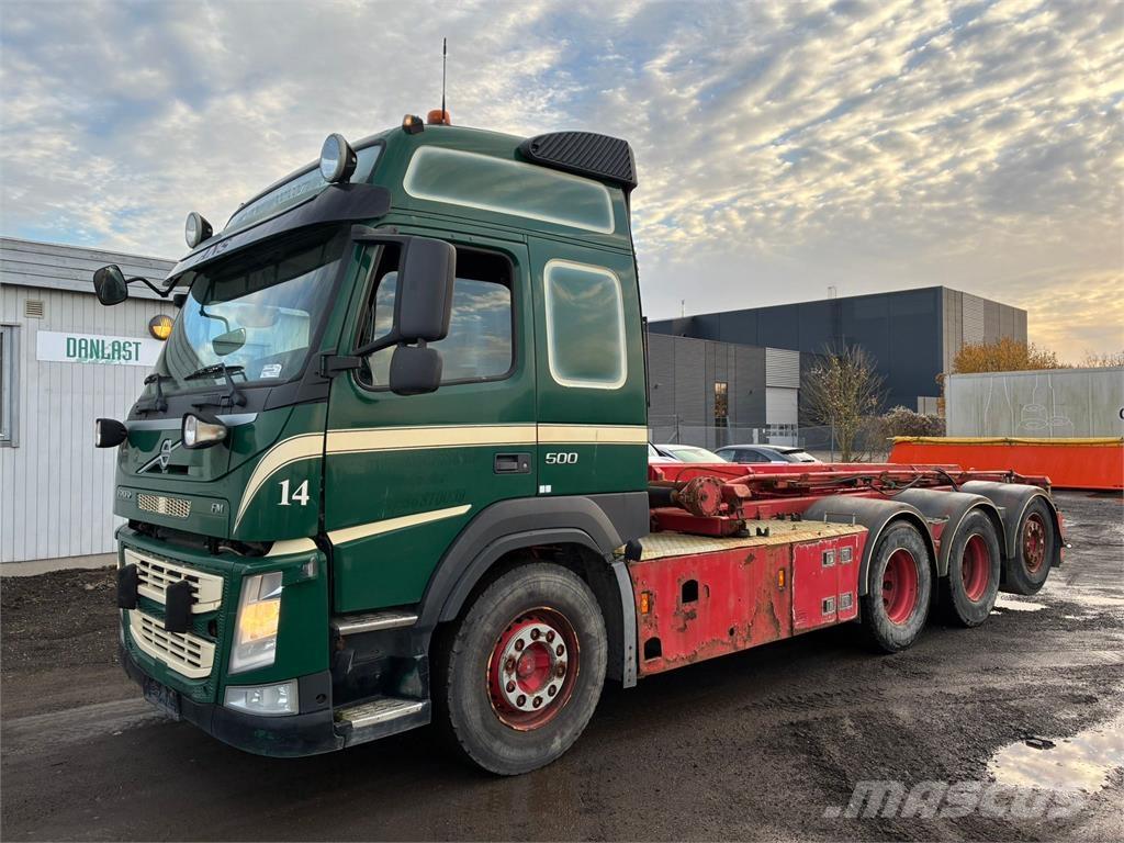 Volvo FM 500 Camiões caixa desmontável com elevador de cabo