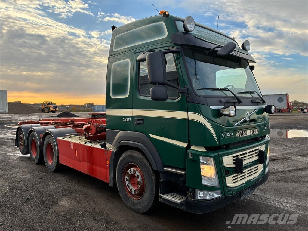 Volvo FM 500 Camiões caixa desmontável com elevador de cabo