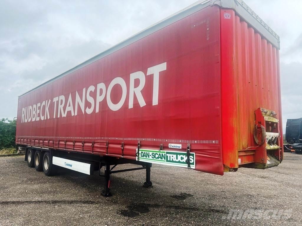 Krone 3 aksl. Semi Reboques Cortinas Laterais