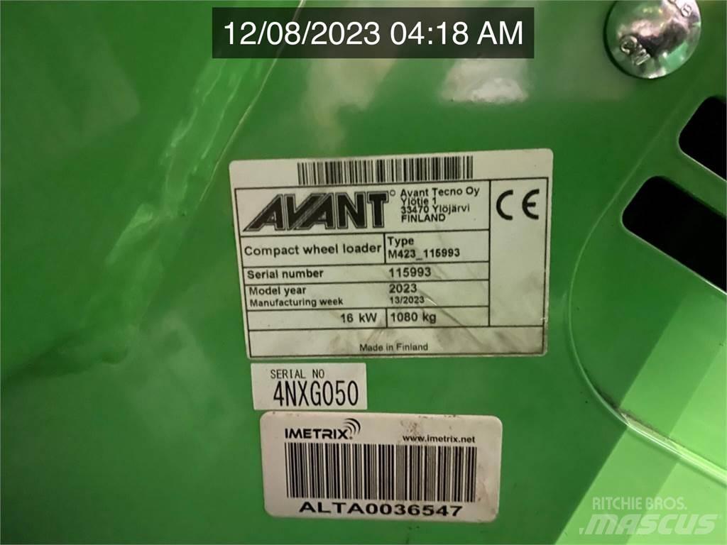 Avant 423 Pás carregadoras de rodas