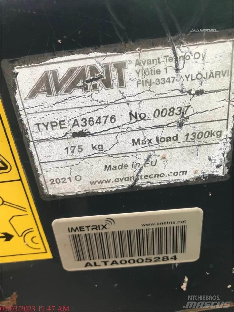 Avant 755I Pás carregadoras de rodas