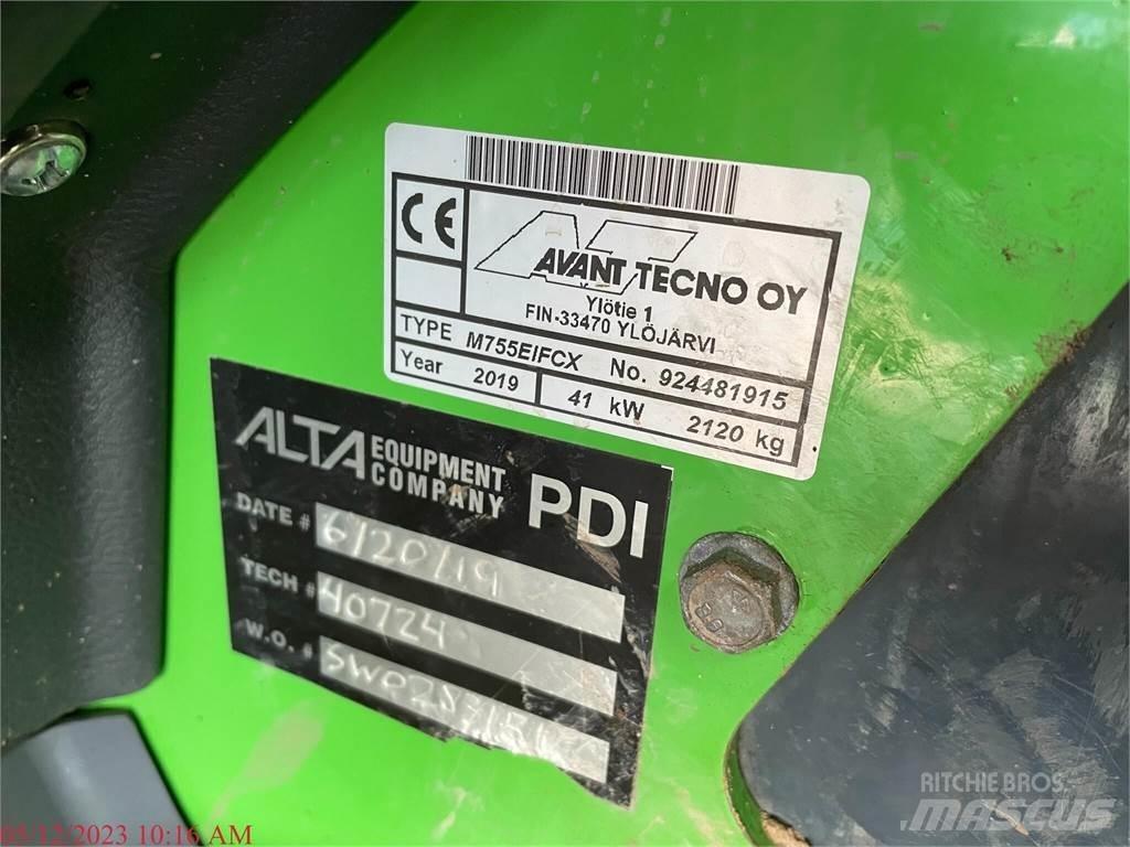 Avant 755I Pás carregadoras de rodas