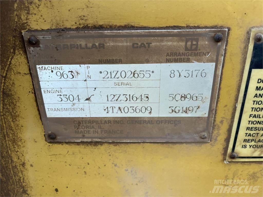CAT 963 Pás Carregadoras de rastos