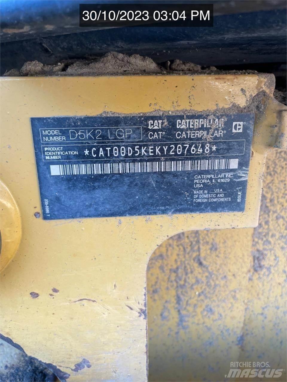 CAT D5K2 LGP Dozers - Tratores rastos