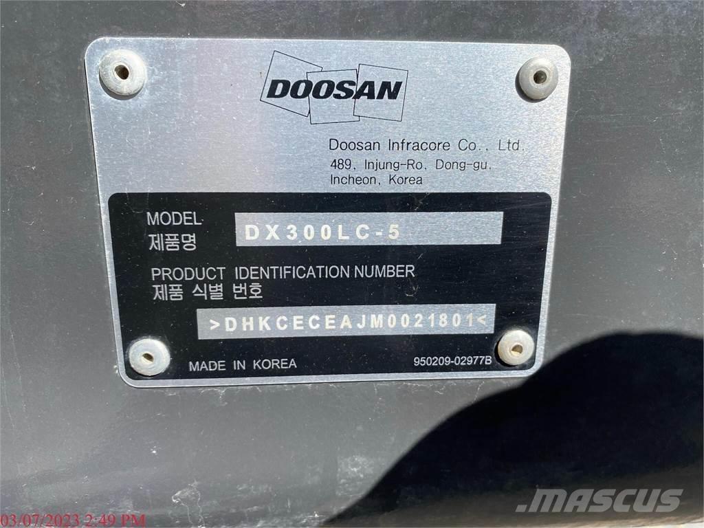 Doosan DX300 LC-5 Manipuladores de resíduos / indústria