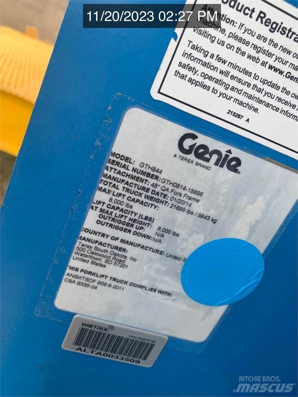 Genie GTH844 Manipuladores telescópicos