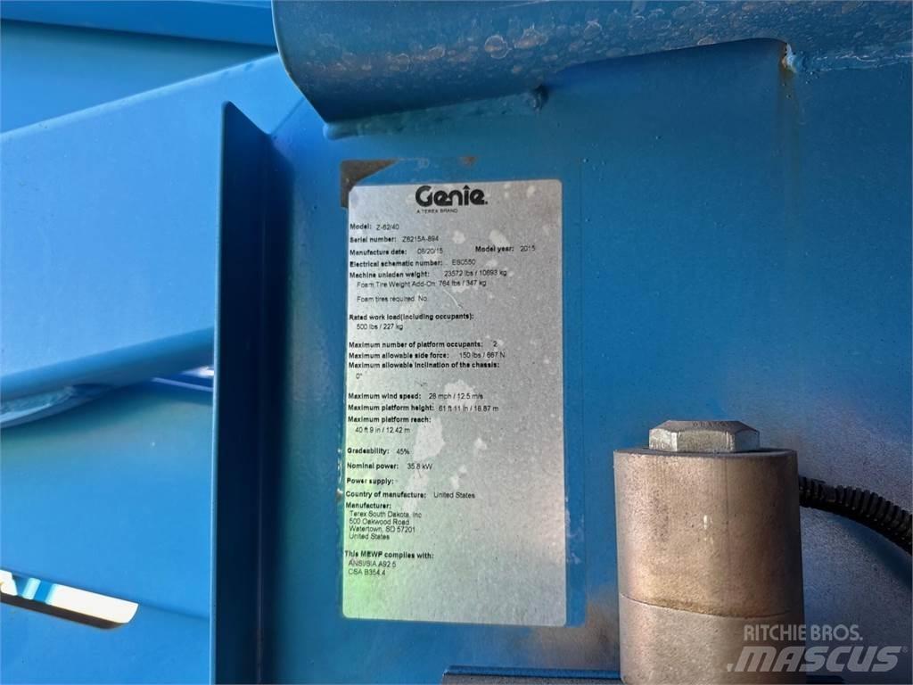 Genie Z62/40 Elevadores braços articulados