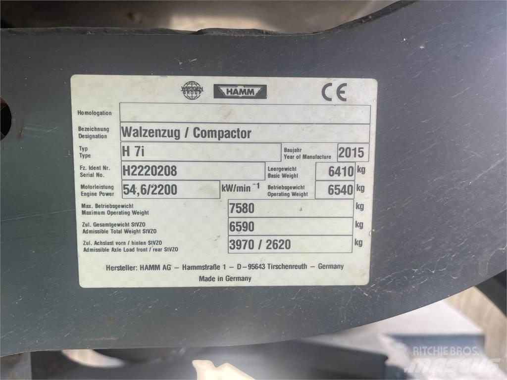 Hamm H7I Cilindros Compactadores tandem