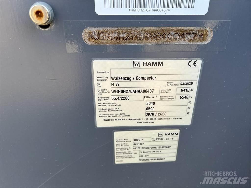 Hamm H7I Cilindros Compactadores tandem