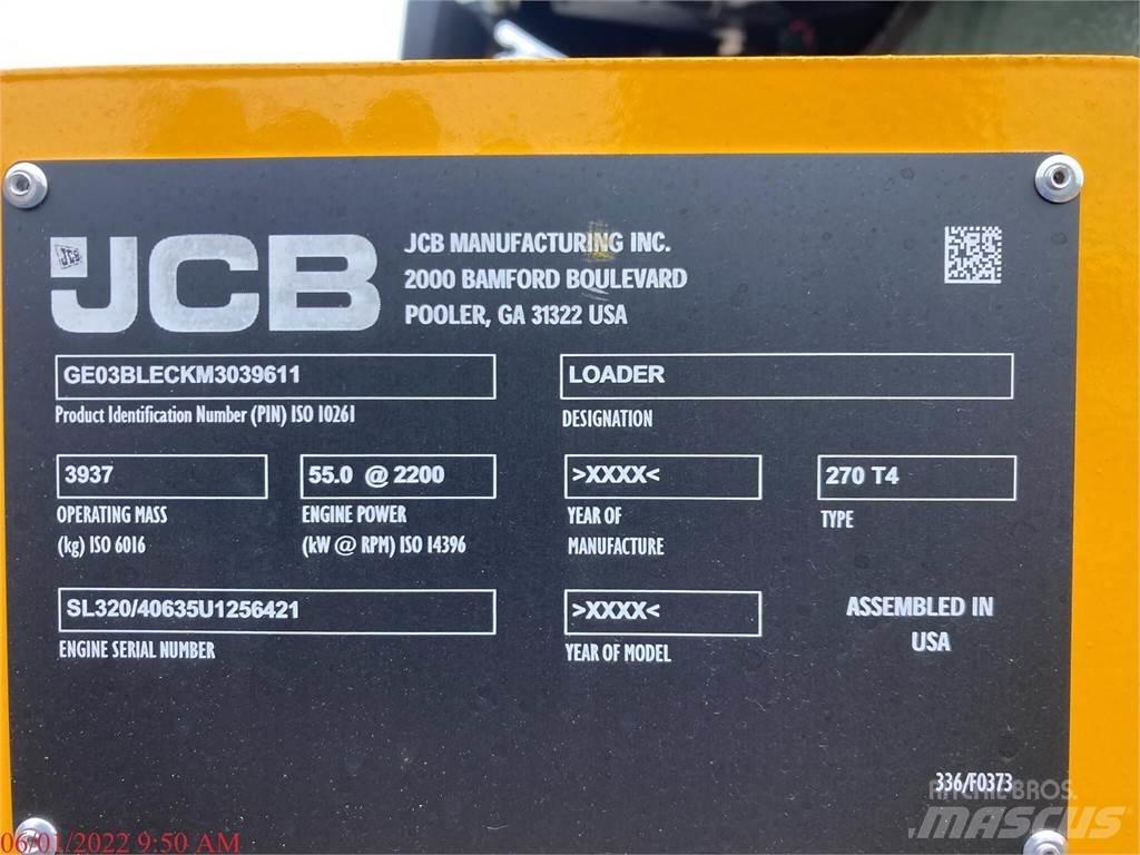 JCB 270 Carregadoras de direcção deslizante