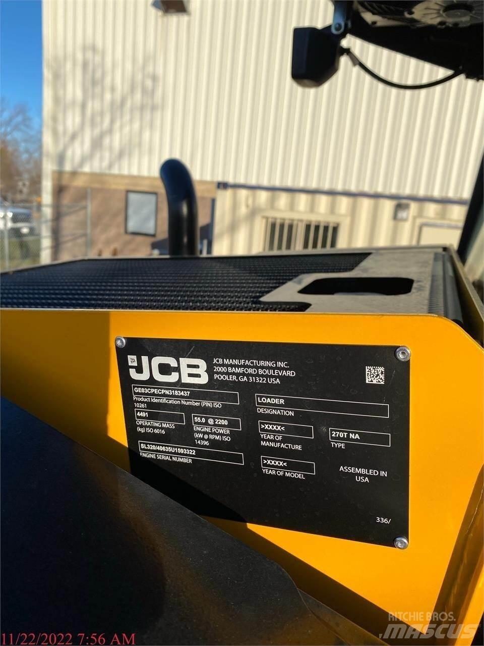 JCB 270T Carregadoras de direcção deslizante