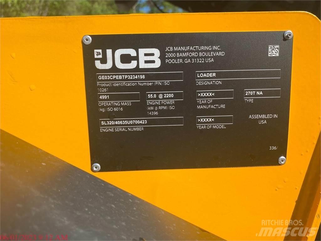 JCB 270T Carregadoras de direcção deslizante