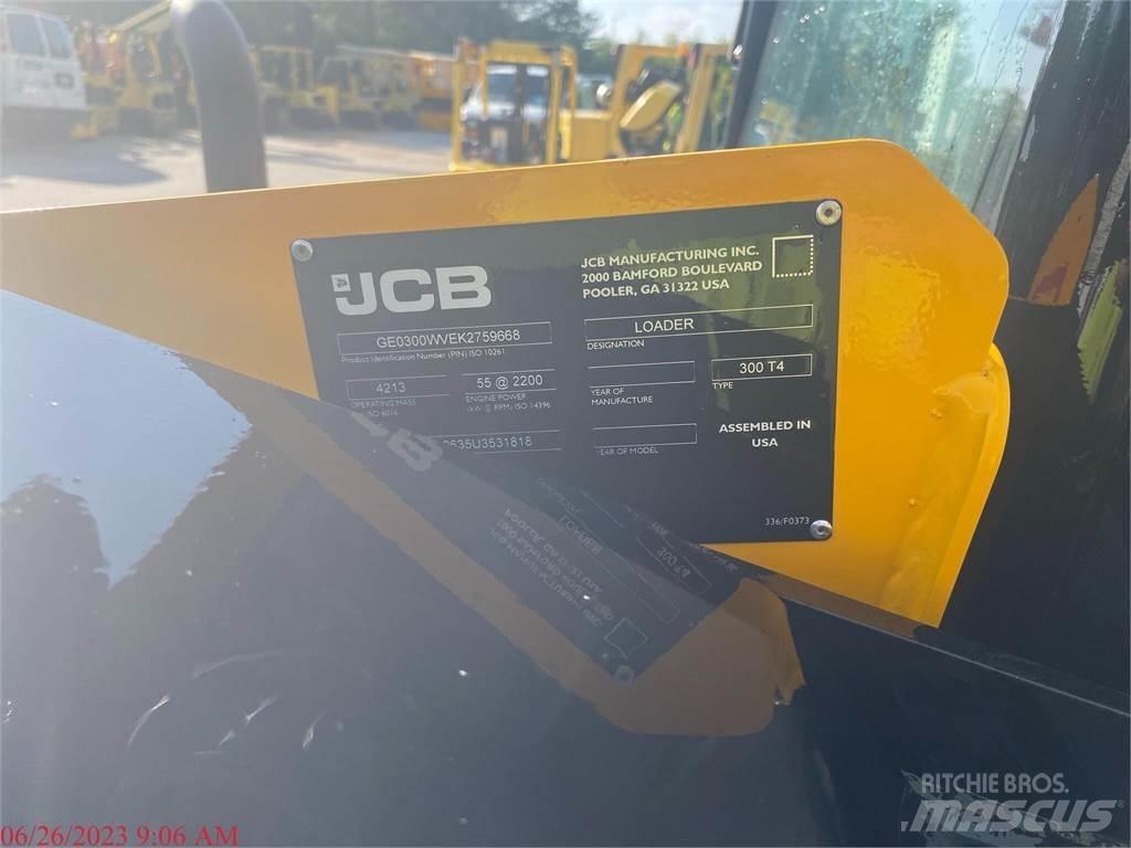 JCB 300 Carregadoras de direcção deslizante