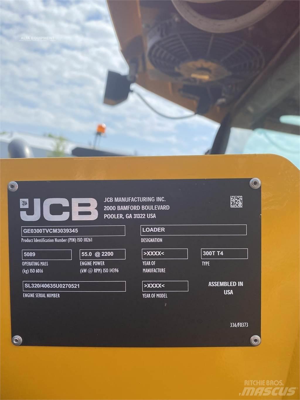 JCB 300T Carregadoras de direcção deslizante