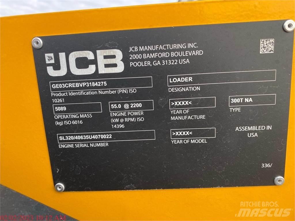 JCB 300T Carregadoras de direcção deslizante