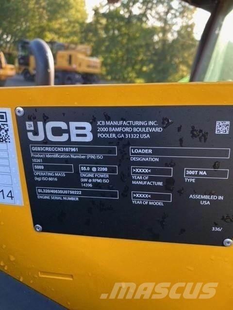 JCB 300T Carregadoras de direcção deslizante
