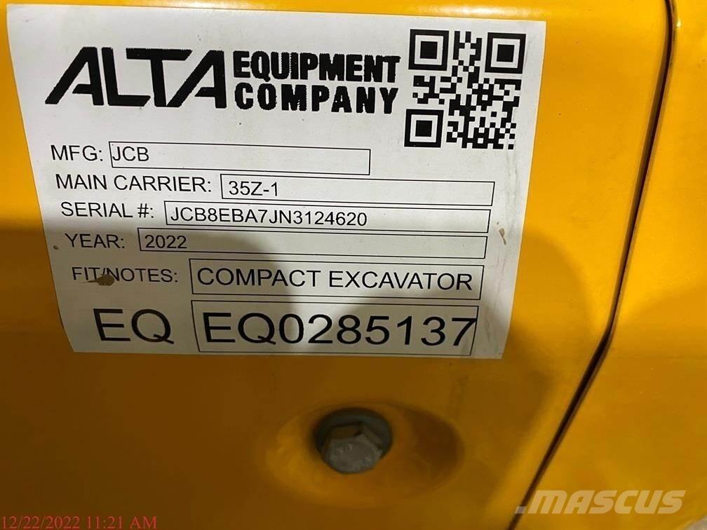 JCB 35Z-1 Mini Escavadoras <7t