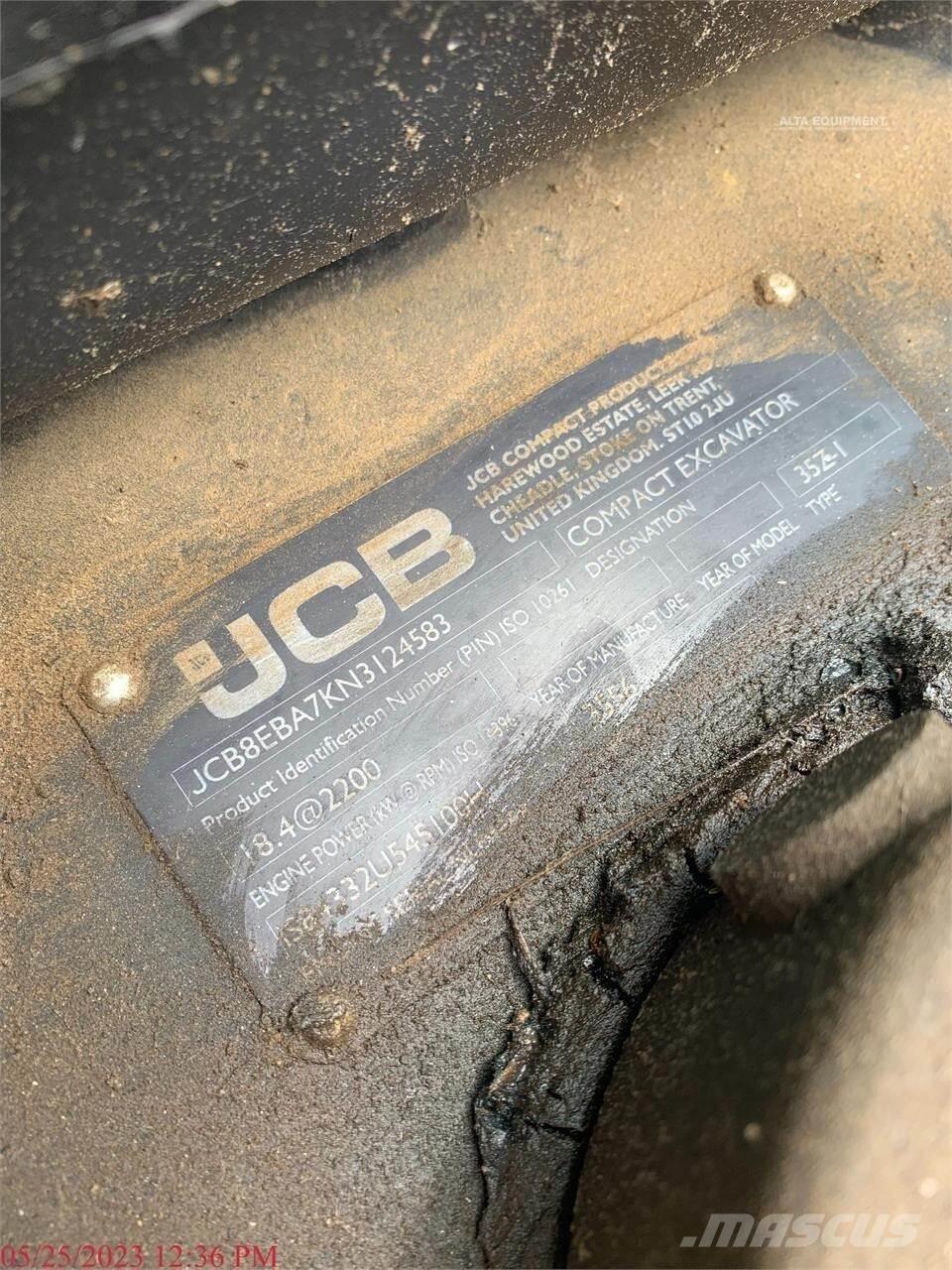 JCB 35Z-1 Mini Escavadoras <7t