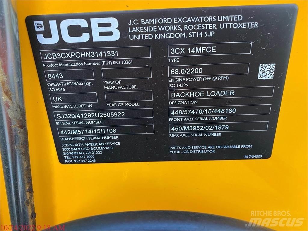 JCB 3CX14 Retroescavadoras