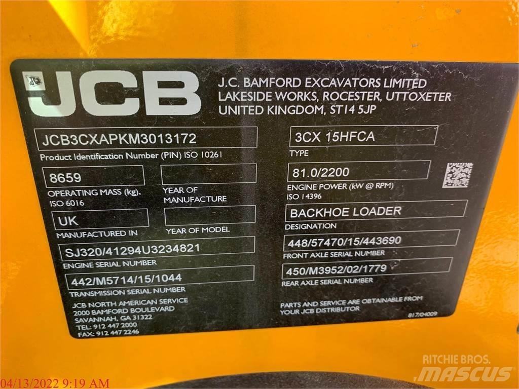 JCB 3CX15 SUPER Retroescavadoras
