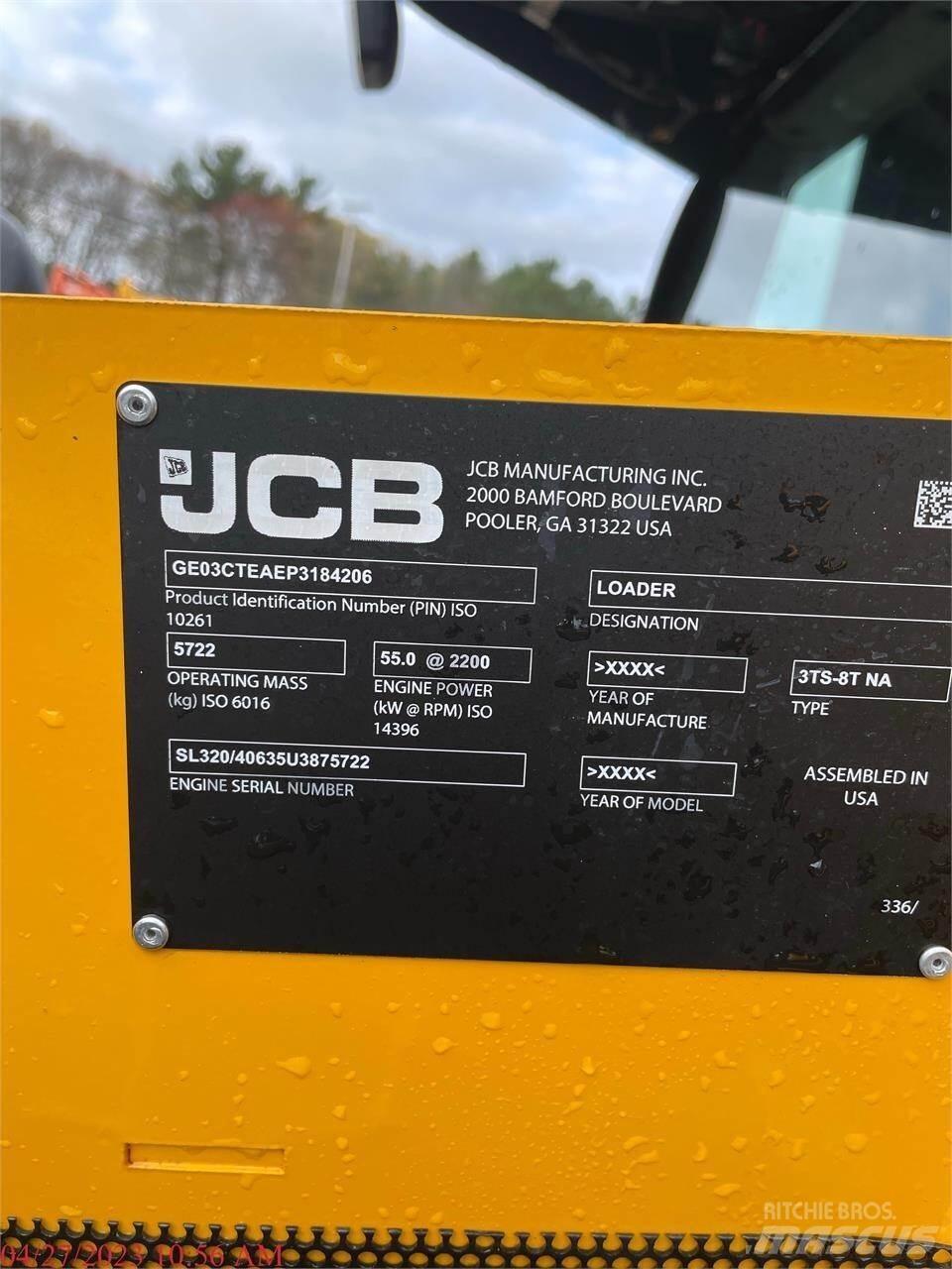JCB 3TS-8T Carregadoras de direcção deslizante