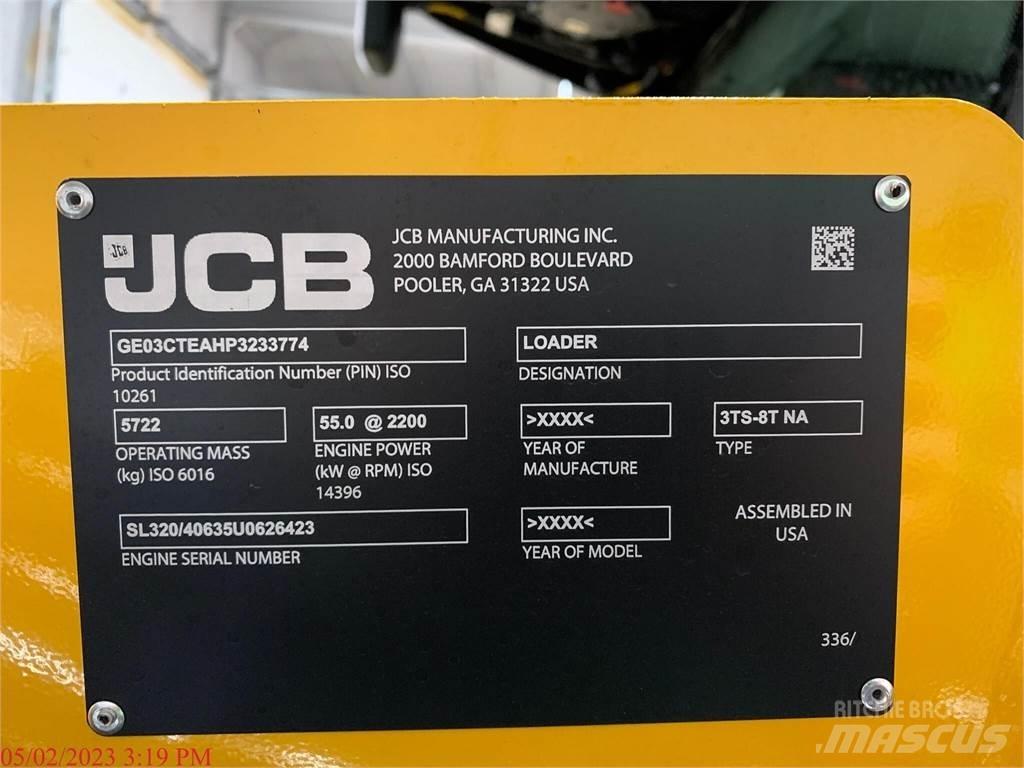 JCB 3TS-8T Carregadoras de direcção deslizante