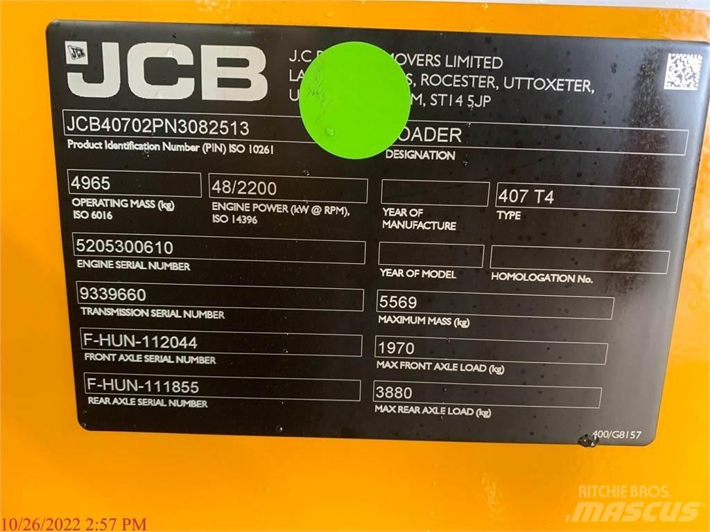 JCB 407B Pás carregadoras de rodas