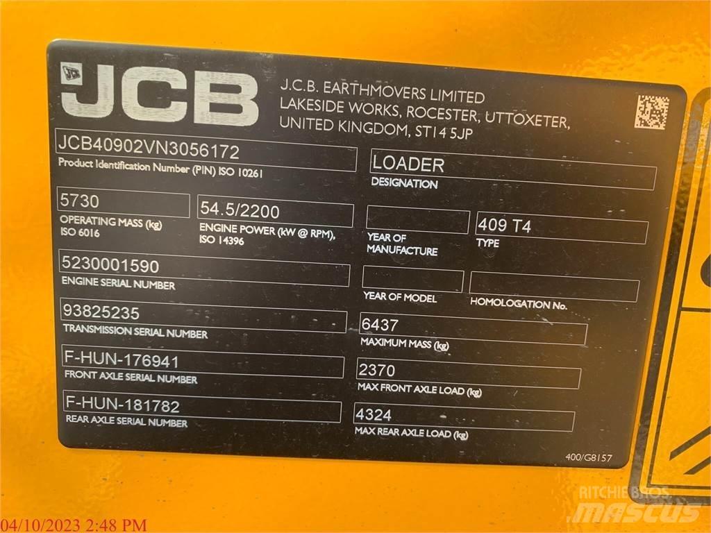 JCB 409 Pás carregadoras de rodas