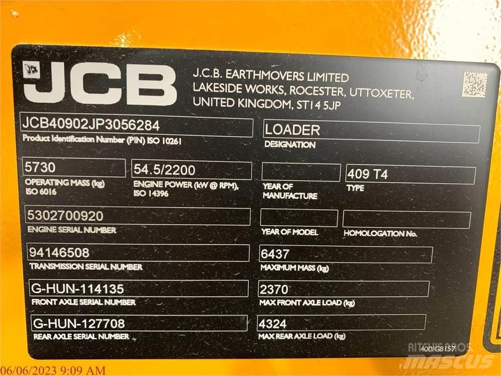 JCB 409 Pás carregadoras de rodas