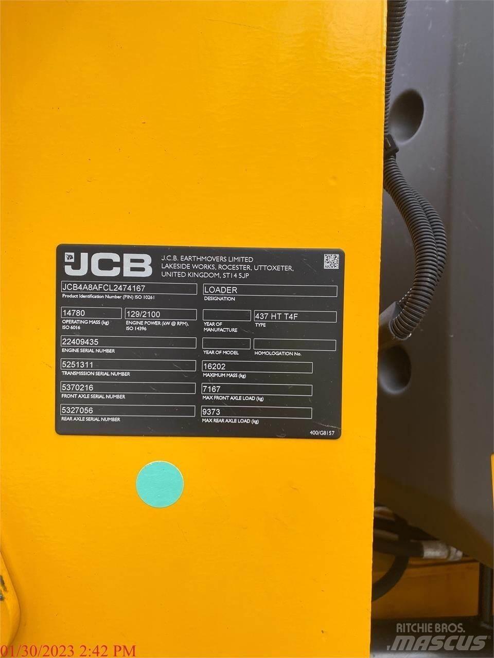 JCB 437HT Pás carregadoras de rodas
