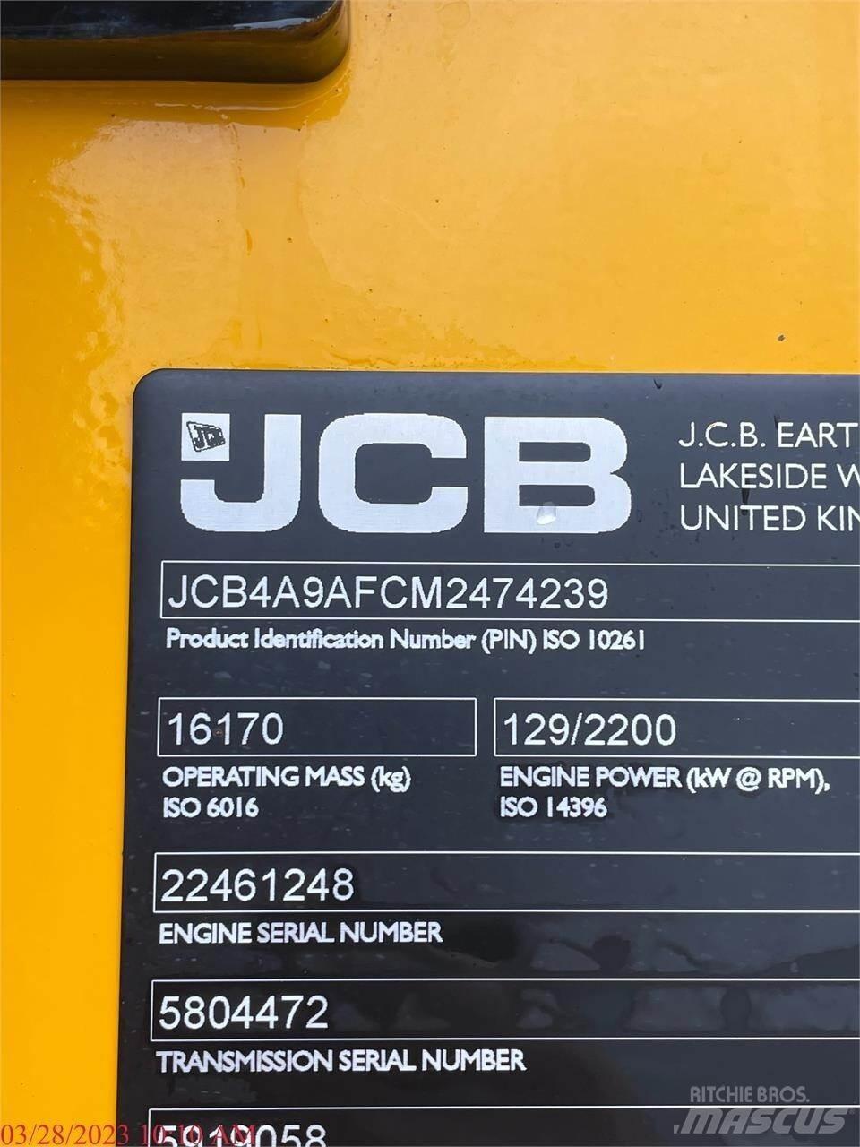 JCB 437ZX Pás carregadoras de rodas