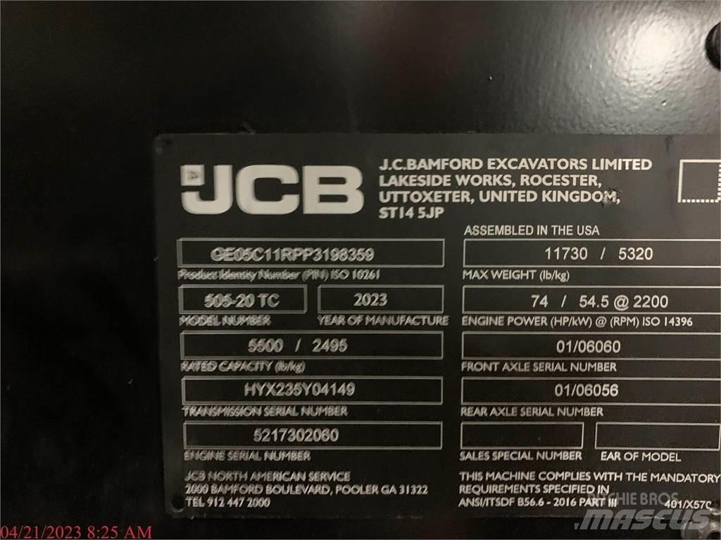 JCB 505-20TC Manipuladores telescópicos