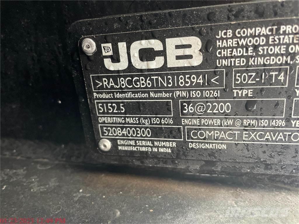 JCB 50Z-1 Mini Escavadoras <7t